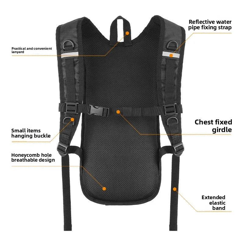 Cycling Backpack Hydration Bladder Compatible Lightweight Bicycle Sports Bag Outdoor Hiking Travel Portable